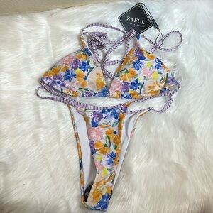 NWT Zaful Light Purple Summer Beach  Bikini
